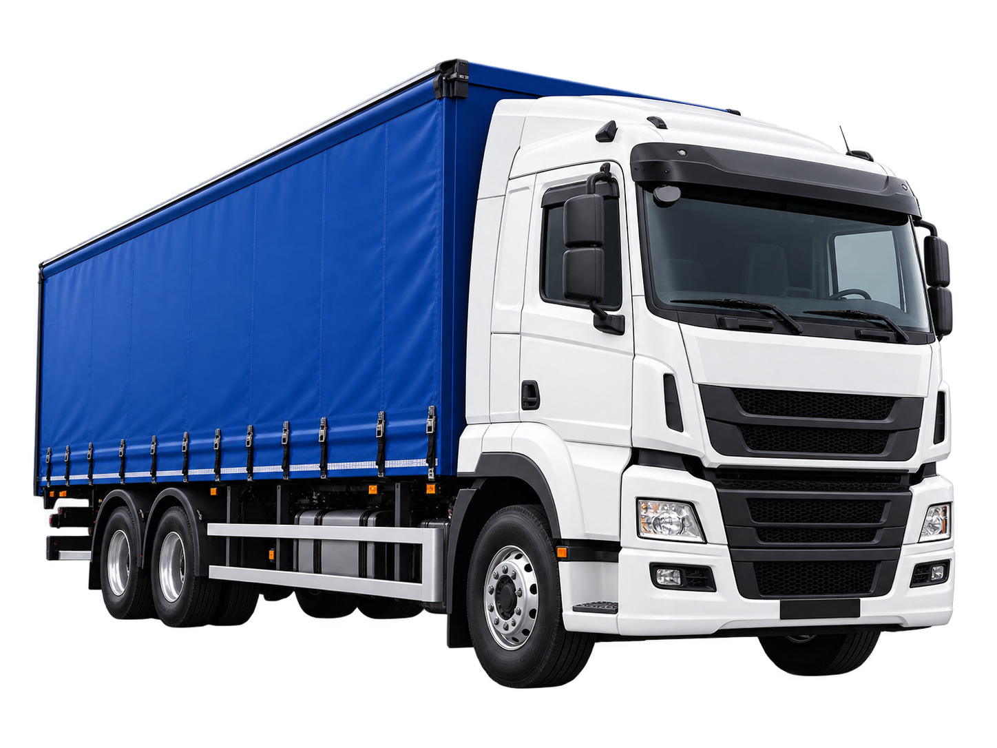 Caminhão Sider para transporte de cargas paletizadas