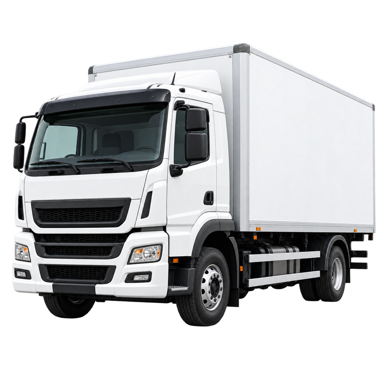 Caminhão Toco baú para transporte de cargas médias
